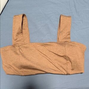 Old Navy Brown Scoop Bralette with Wide Straps